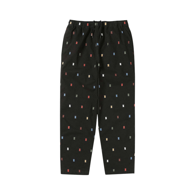 thisisneverthat Embroidered Easy Pant "Black"