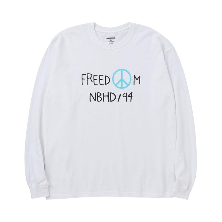 Neighborhood Long-Sleeve NH-8 Tee "White"
