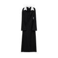Courrèges Twist Polo Long Dress "Black"