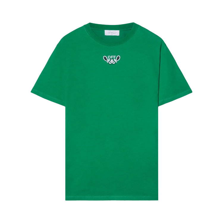 Off-White Bandana Arrow Slim Short-Sleeve Tee "Green/White"