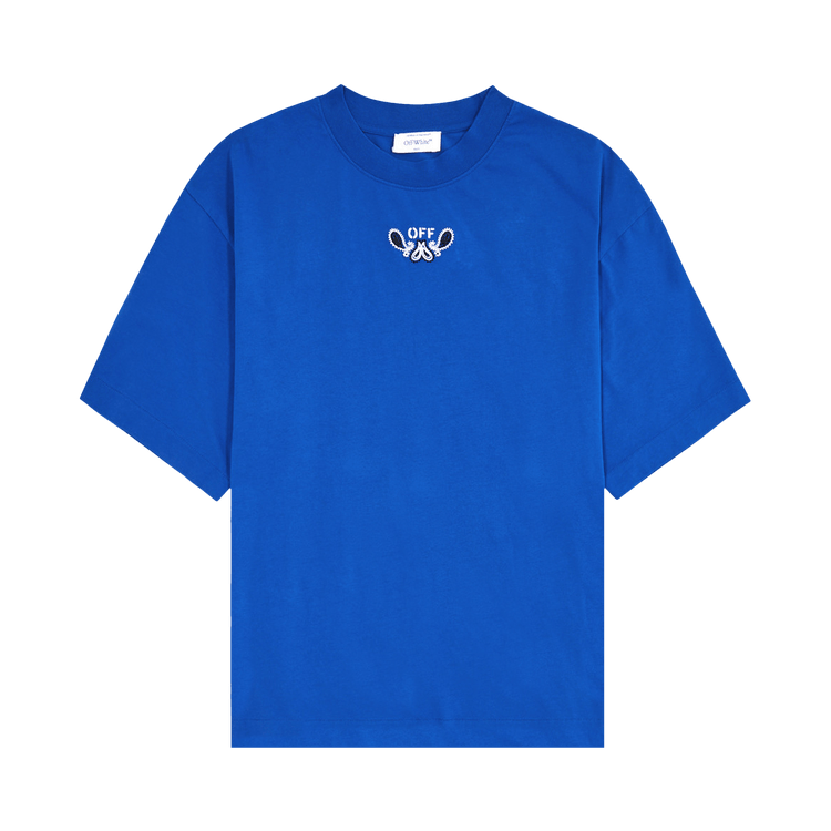 Off-White Bandana Arrow Slim Short-Sleeve Tee "Nautical Blue/White"