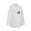 Off-White 23 Logo Heavycot Overshirt "Black/White"
