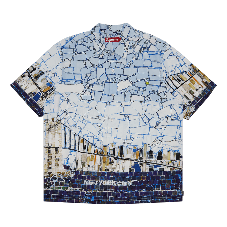 Supreme Mosaic Short-Sleeve Shirt "Multicolor"