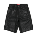 Supreme Baggy Leather Short "Black"
