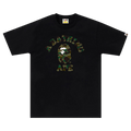 BAPE 1st Camo College Tee "Black/Green"