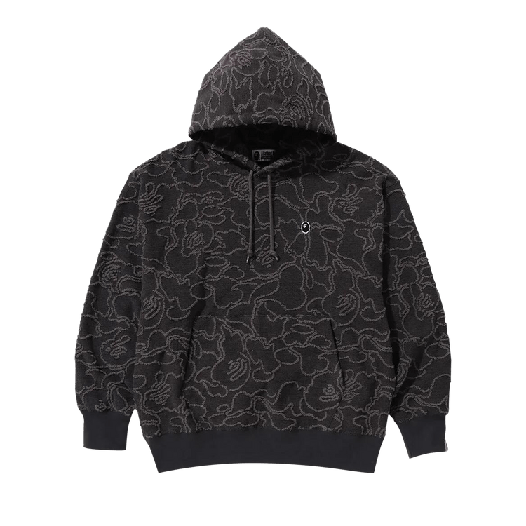 BAPE Neon Camo Jacquard Relaxed Fit Pullover Hoodie "Black"