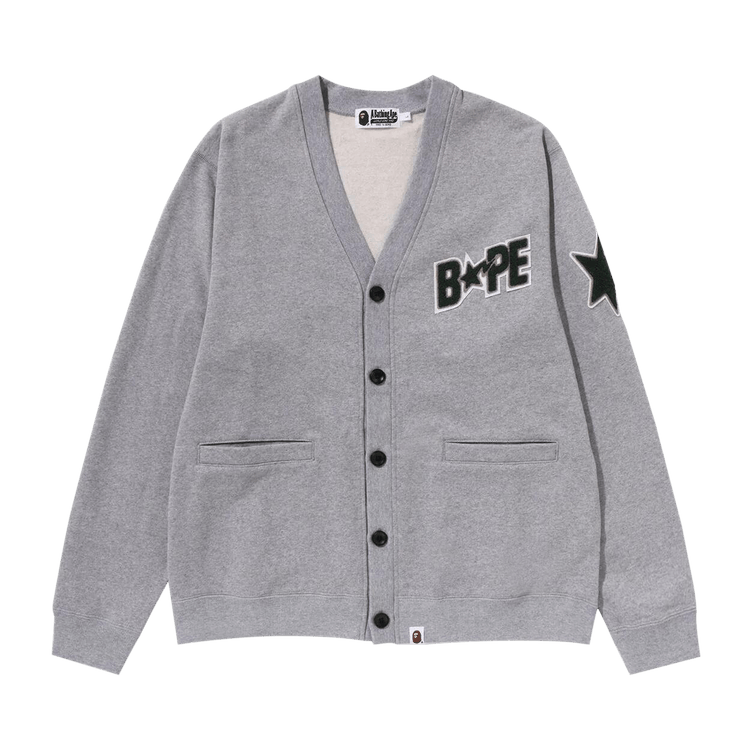 BAPE Sta Sweat Cardigan "Grey"