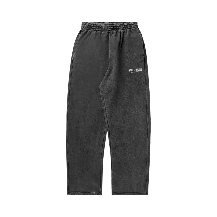 Martine Rose Wide Leg Track Pant "Black Washed/Rose"