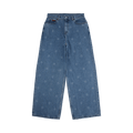 Martine Rose R All Over Extended Wide Leg Jean "Blue"