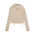 Ottolinger Deconstructed Fitted Long-Sleeve "Sand Pebble"