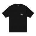 Stussy Basic Pigment Dyed Logo Tee "Black"