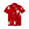 Bode Carnation Bowling Shirt "Red"
