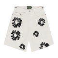 Denim Tears Wreath Jean Short "White"