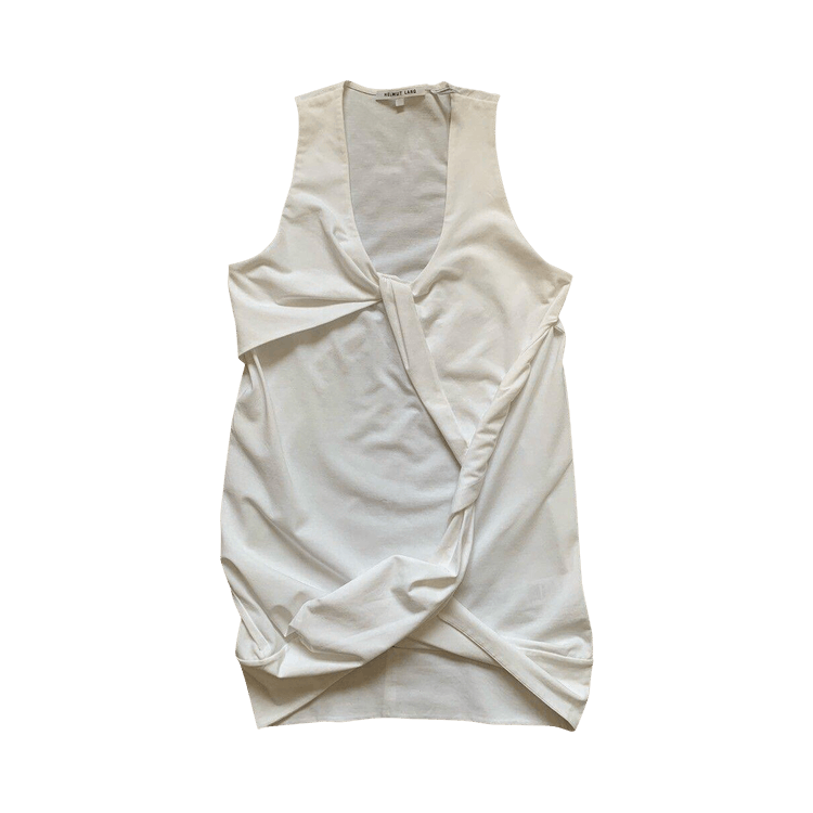 Helmut Lang Twist Top "White"