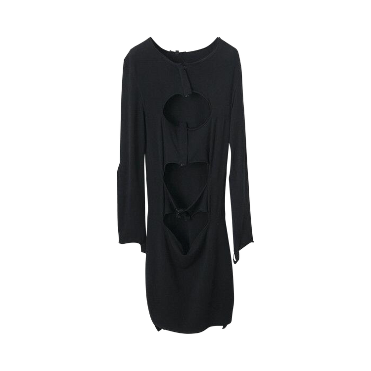 Vintage Helmut Lang Cut Out Bondage Dress "Black"