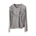 Vintage Helmut Lang Bondage Top "Grey"