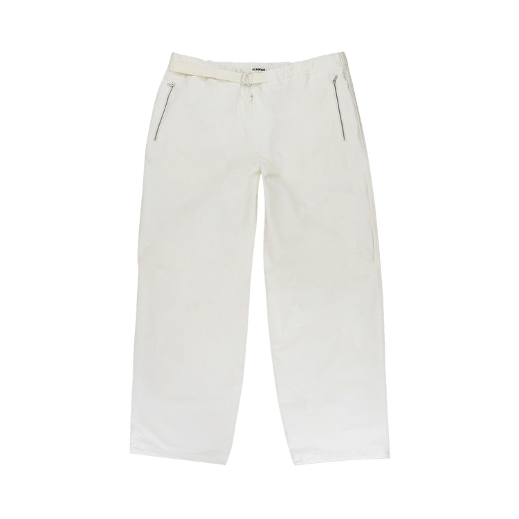 Jil Sander Drawstring Trousers "White"