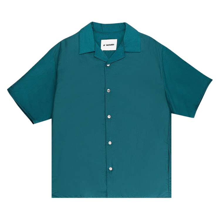 Jil Sander Short-Sleeve Shirt "Teal"