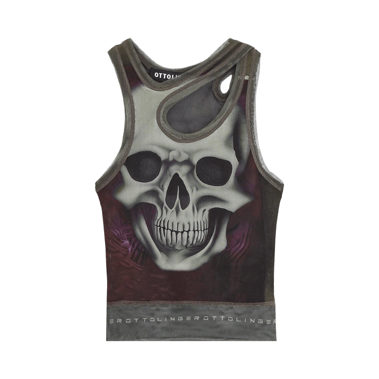Ottolinger Mesh Tank Top "Grey"
