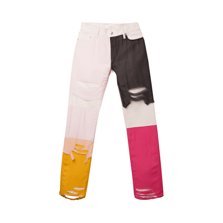 Helmut Lang Low Rise Straight Jeans "White"