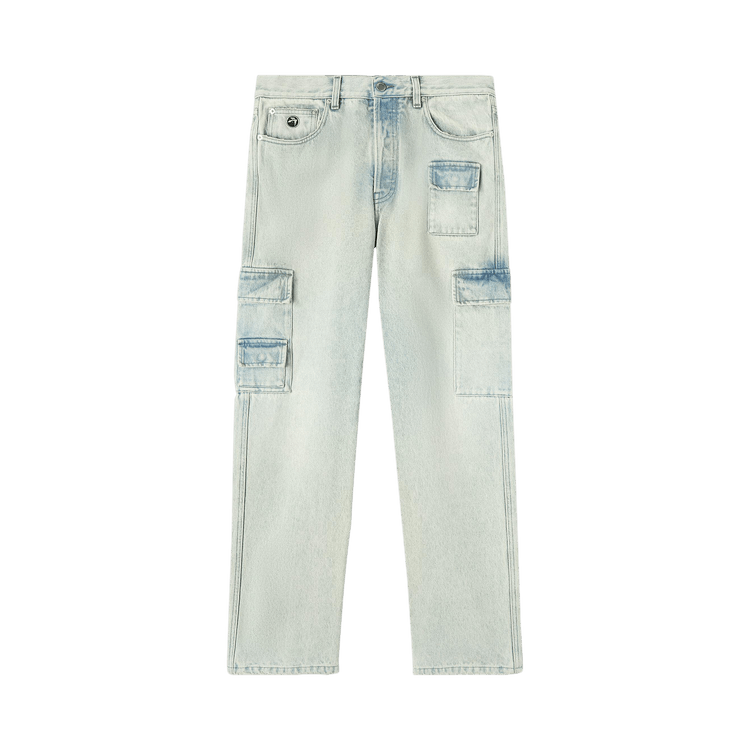 Ambush Slim Denim Cargo Pants "Blue"