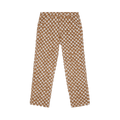 Pleasures Curfew Checker Work Pants "Brown"