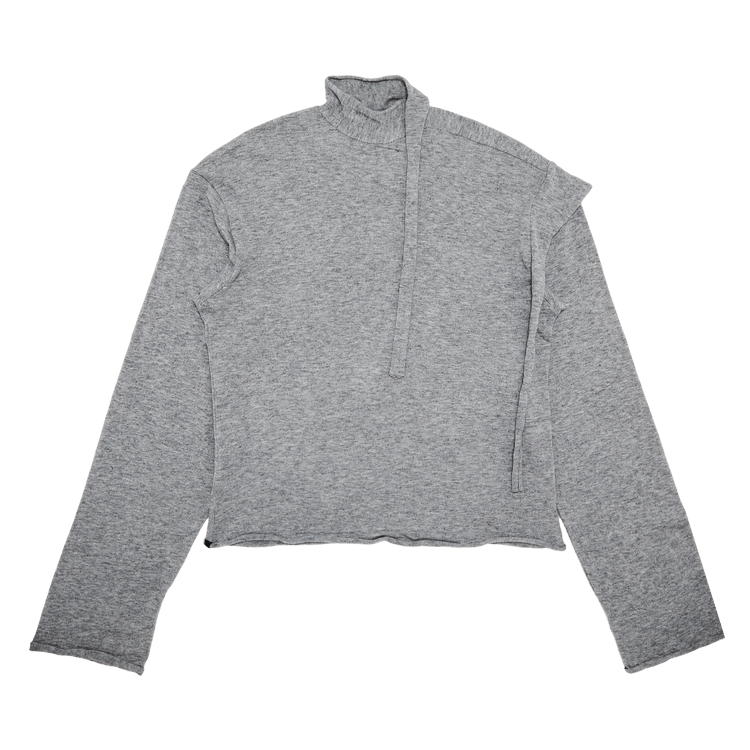 Ottolinger Strap Knit Loose Long-Sleeve "Grey"
