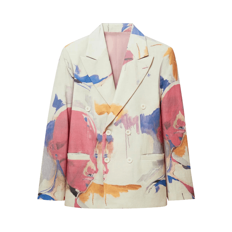 KidSuper Painting Printed Suit Top "Multicolor"