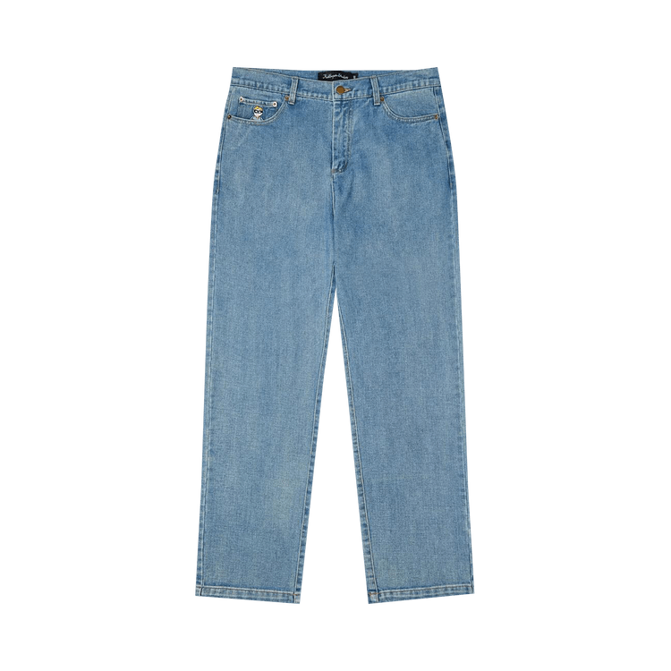 KidSuper Back Pocket Flower Pot Jeans "Blue"
