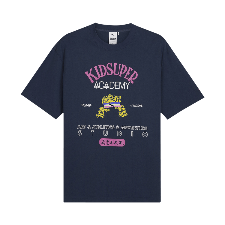 Puma x KidSuper Graphic Tee "Club Navy"
