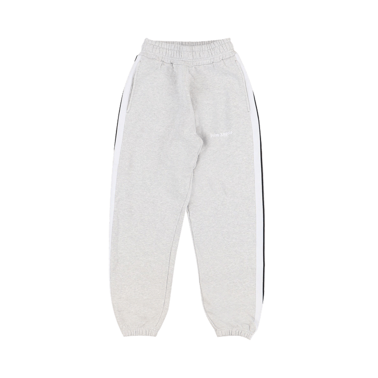 Palm Angels Track Sweatpants "Melange Grey/White"