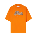 Palm Angels Leopard Bear Loose Tee "Orange/Brown"