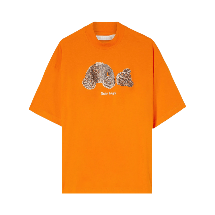 Palm Angels Leopard Bear Loose Tee "Orange/Brown"