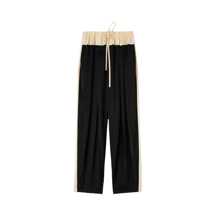 Jil Sander Color Block Straight Leg Pants "Black"