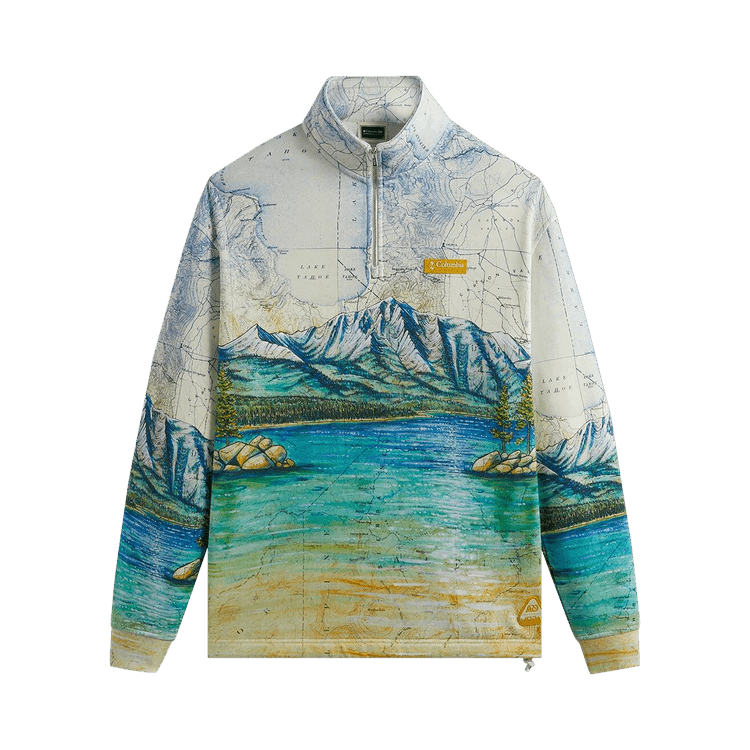 Kith For Columbia Lake Tahoe Quarter Zip "Chalk"