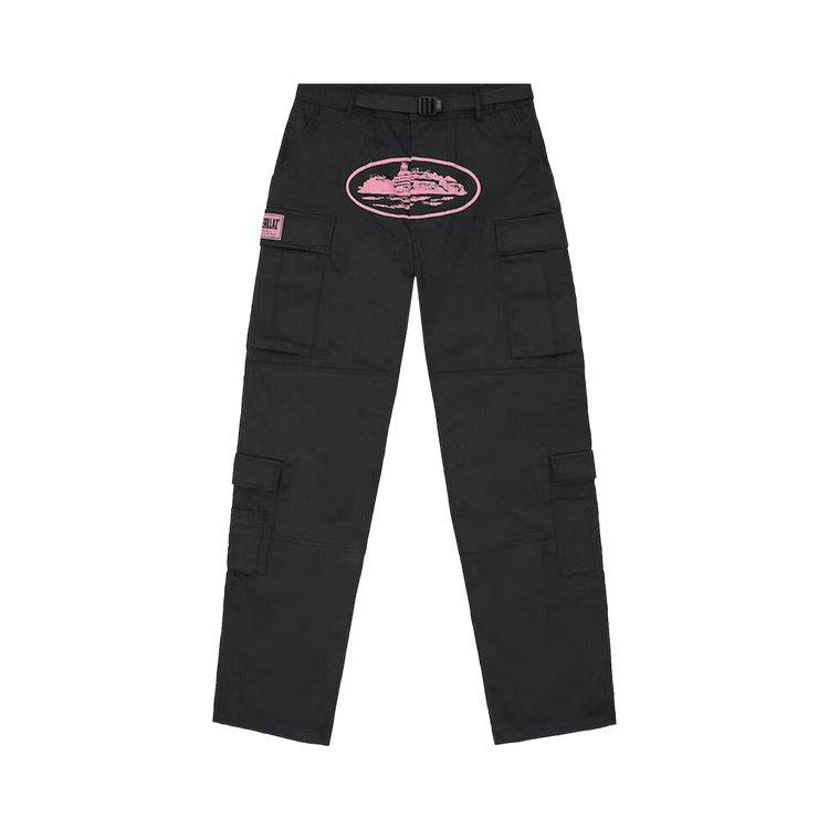 Corteiz Guerillaz* Cargo Pant "Black/Pink"