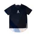 Mastermind World Layered Tee "Navy/White Border"