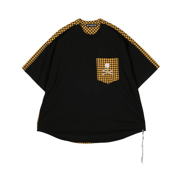 Mastermind World Combined Check Tee "Black/Yellow Check"