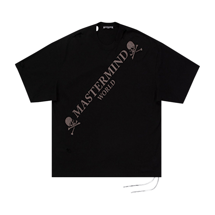 Mastermind World Damaged Short-Sleeve Tee "Black"