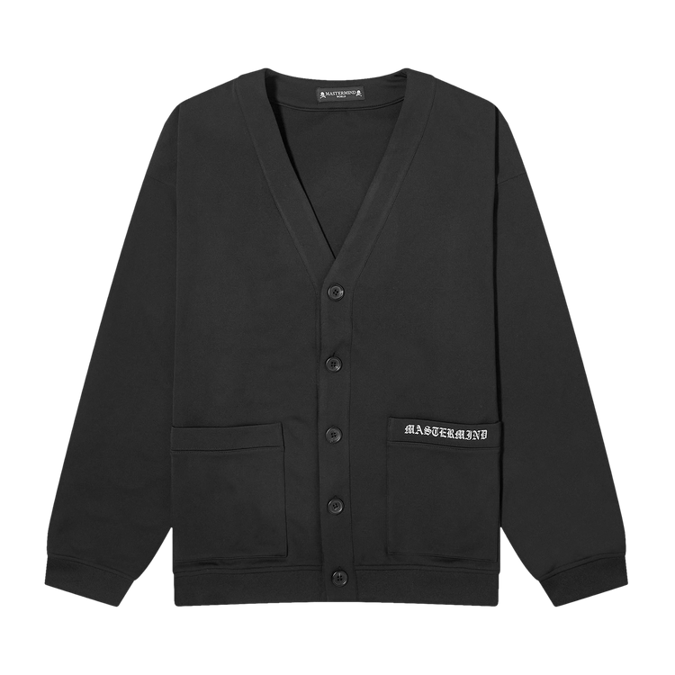 Mastermind World Jersey Cardigan "Black"