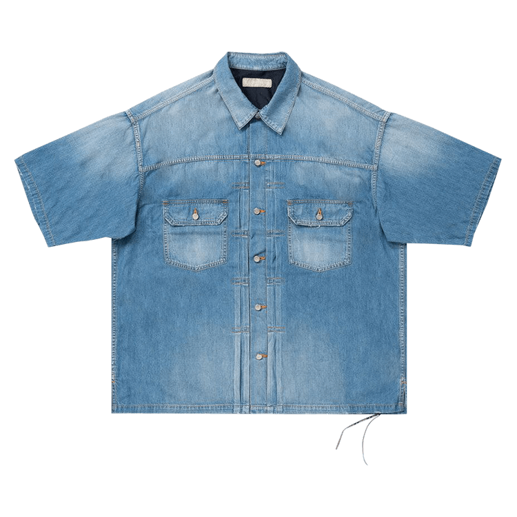 Mastermind World 2nd Short-Sleeve Denim Shirt "Indigo"