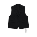 Mastermind World No Sleeve Jacket "Black"