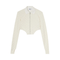 Ambush All Over Monogram Asymmetric Jacket "Beige"