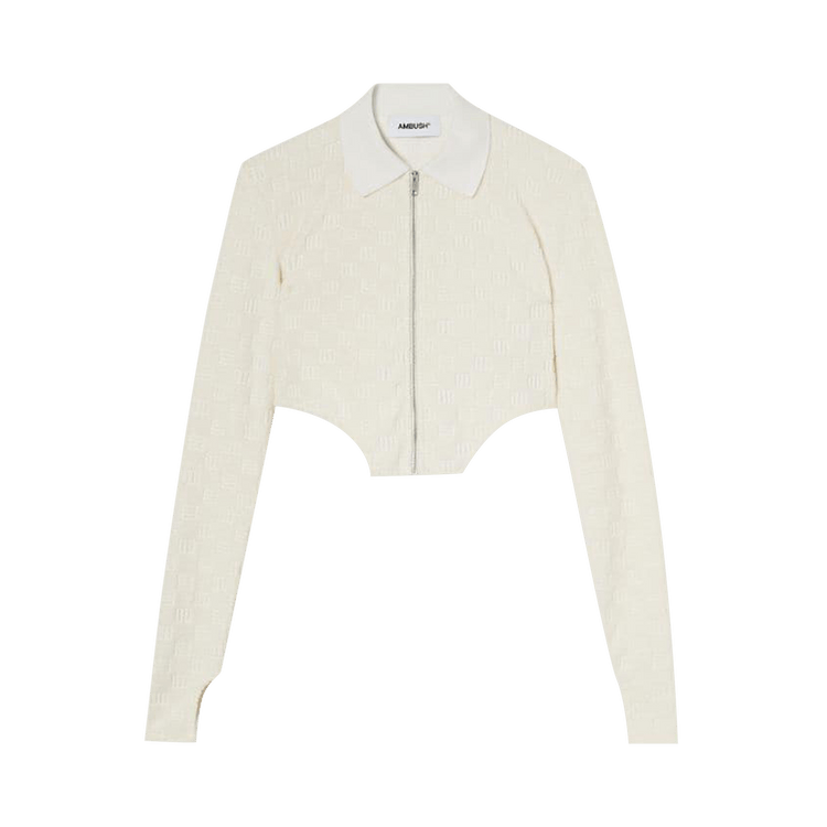 Ambush All Over Monogram Asymmetric Jacket "Beige"
