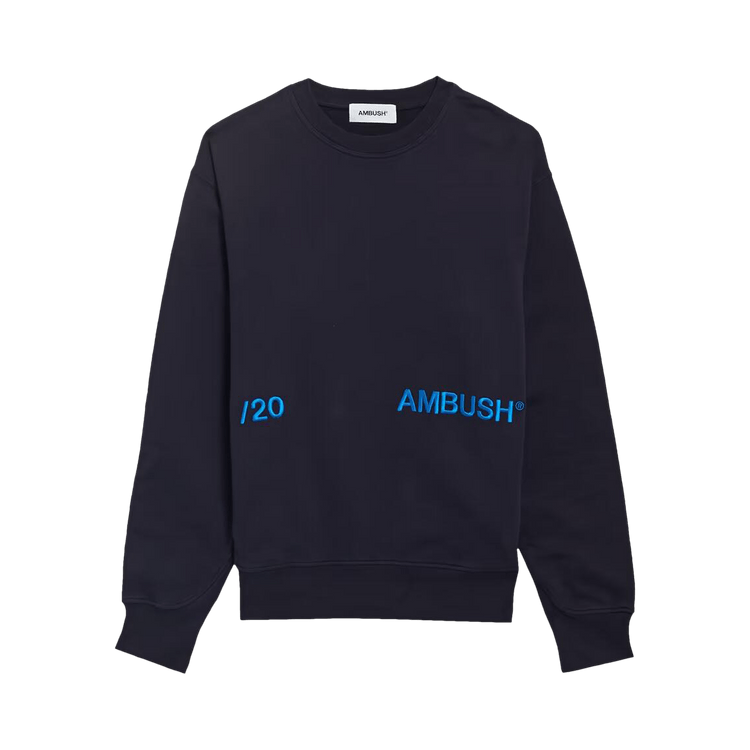 Ambush Embroidered Logo Sweatshirt "Navy Blue"