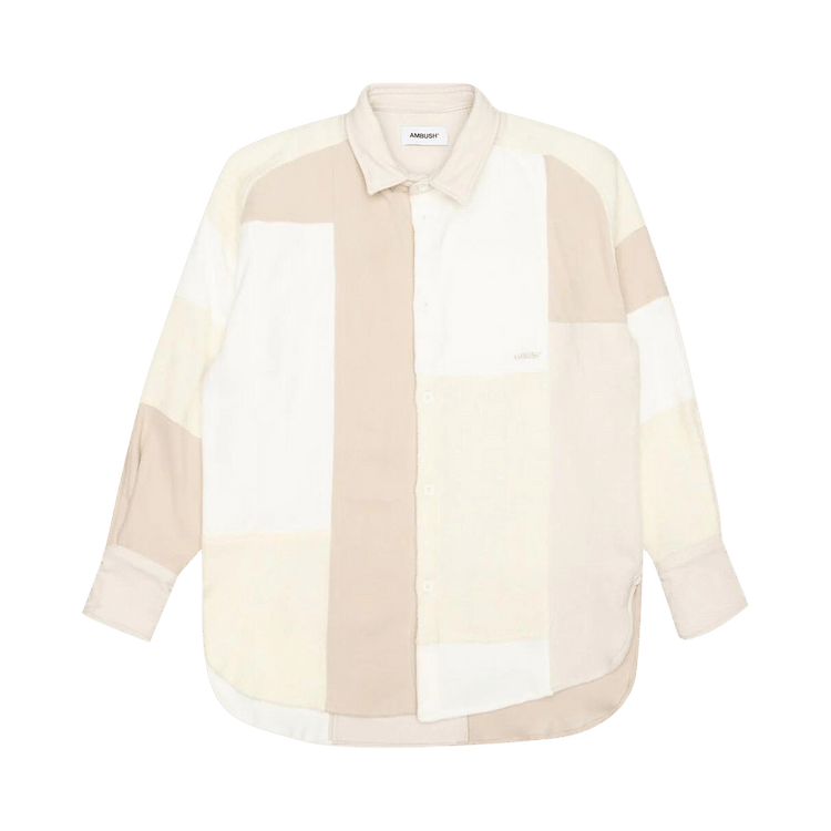 Ambush Patchwork Shirt "White/Multicolor"