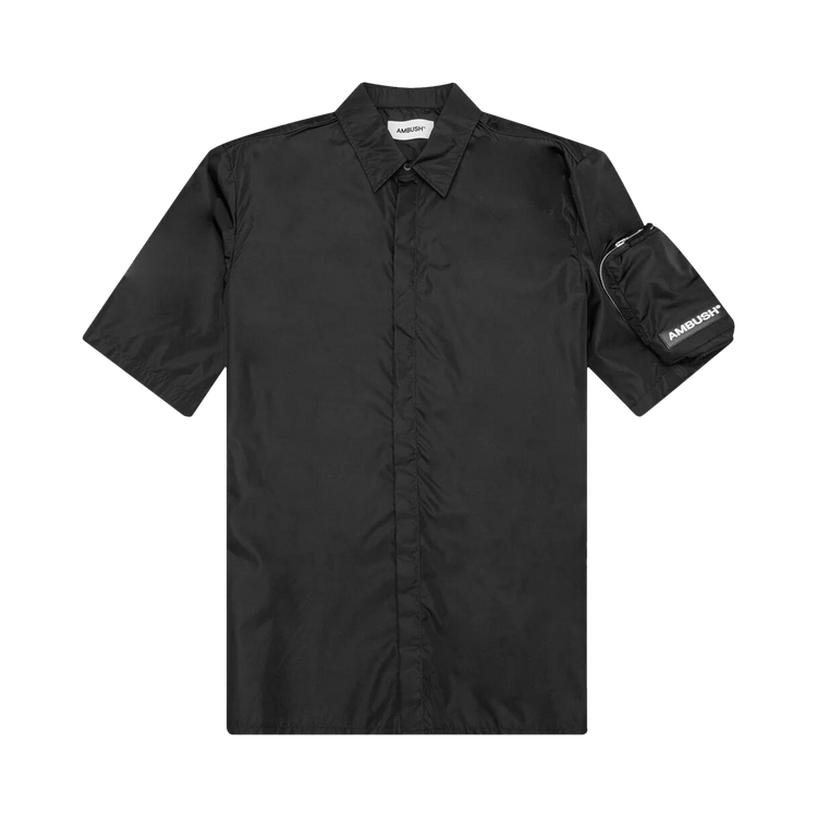 Ambush Short-Sleeve Zip Pocket Shirt "Black"