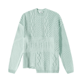Ambush Patchwork Knitted Jumper "Mint"