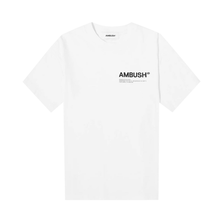 Ambush Workshop Logo Tee "White"