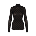 Ambush Monogram Fitted Turtleneck "Black"
